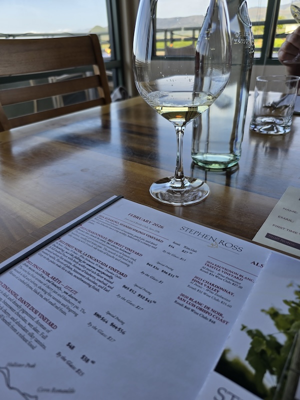 Stephen Ross Tasting Room Edna Valley