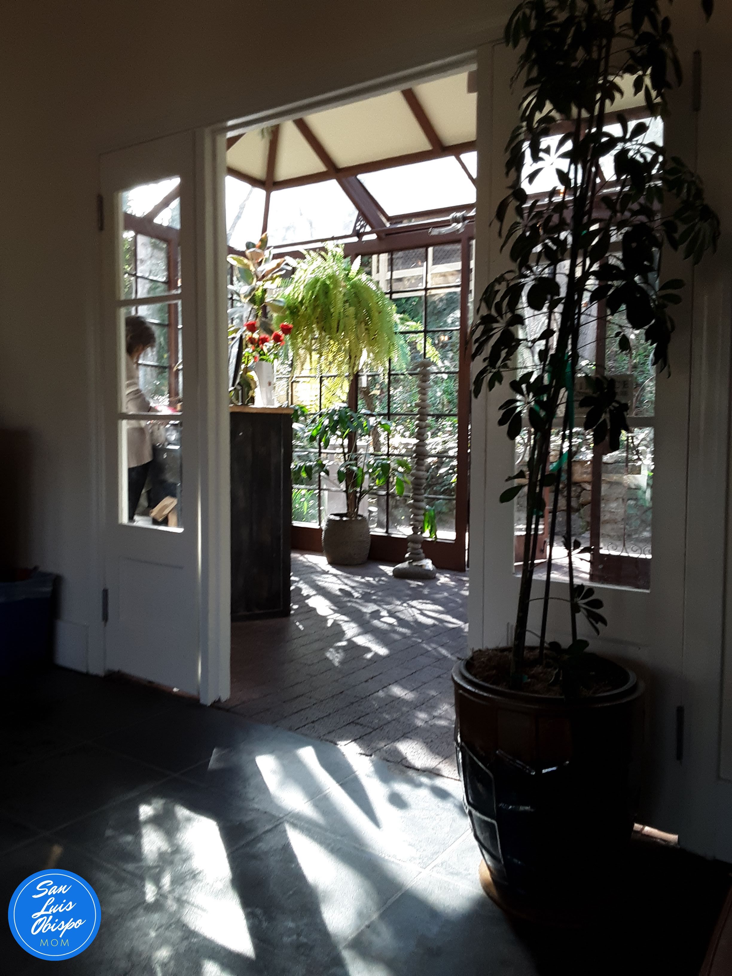 Spa entrance of the Sycamore Mineral Springs Spa