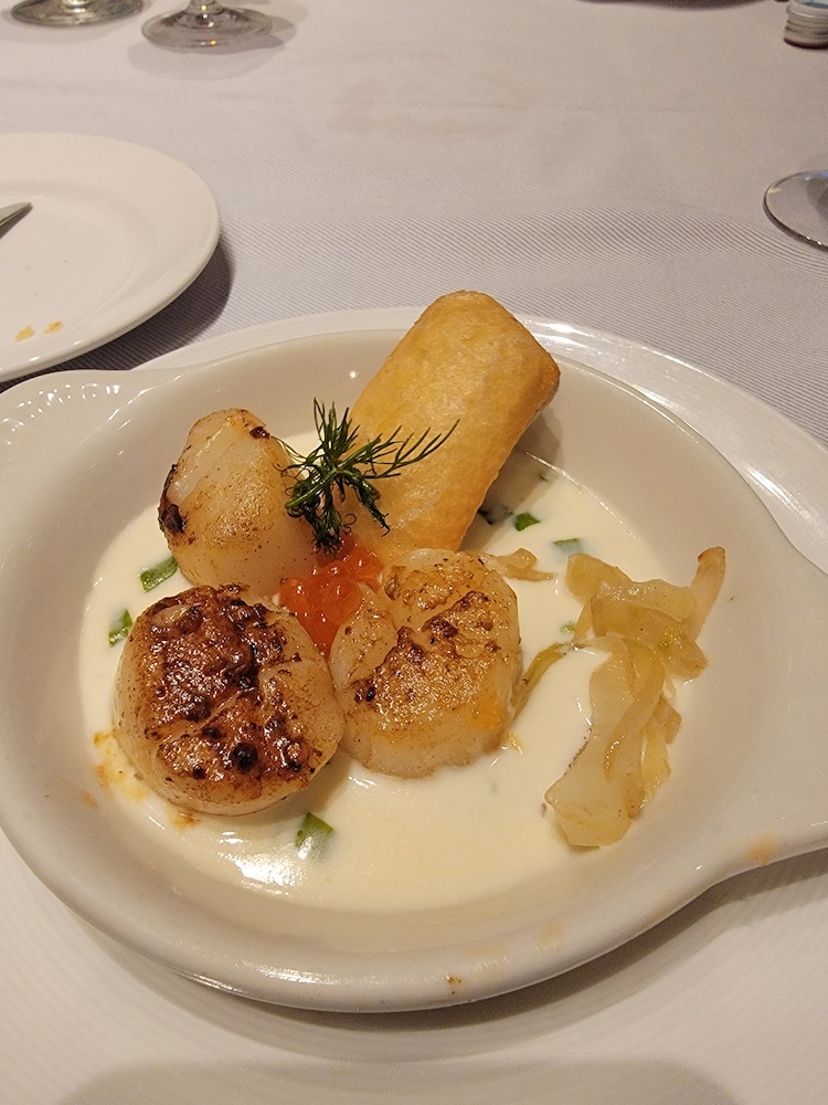Crown Grill Food Pictures on Cruise