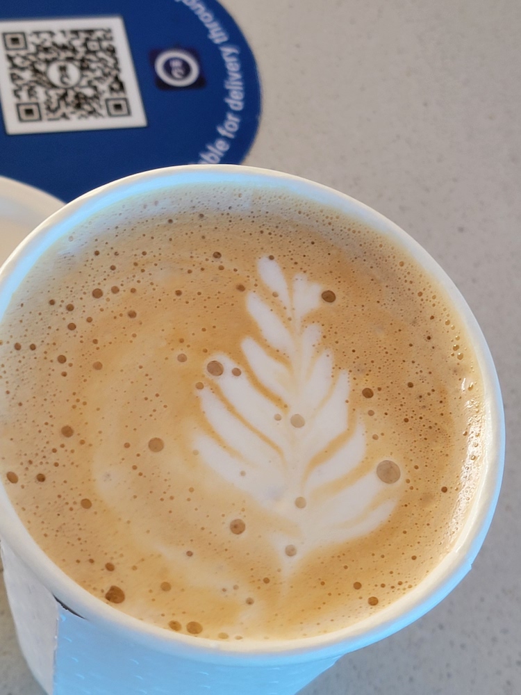 Latte on Crown Princess Cruise