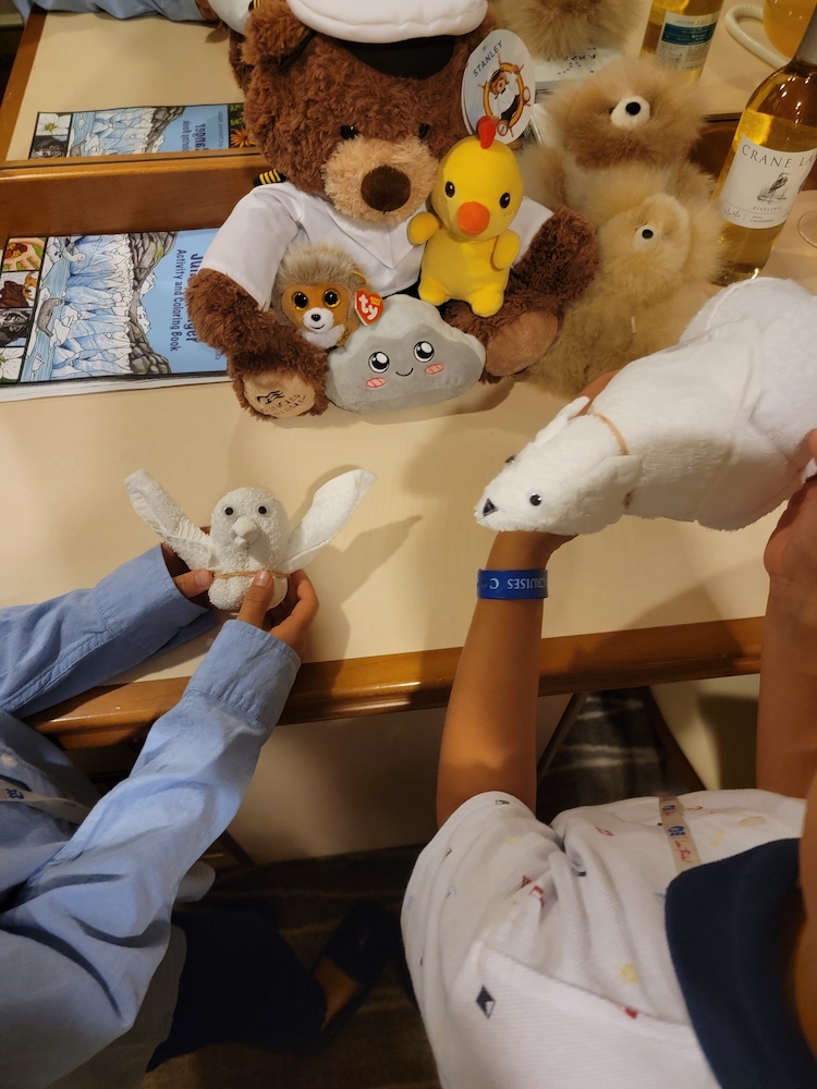 Animal Towel Art at Crown Princess Cruise