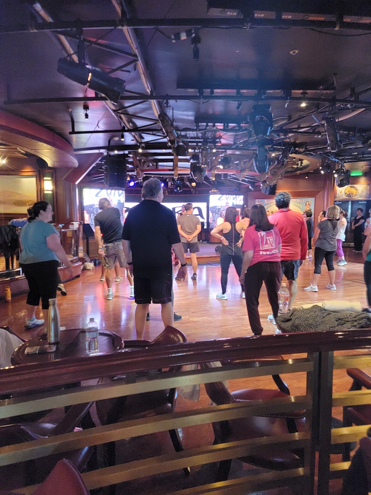 Zumba Classes on Princess Cruises