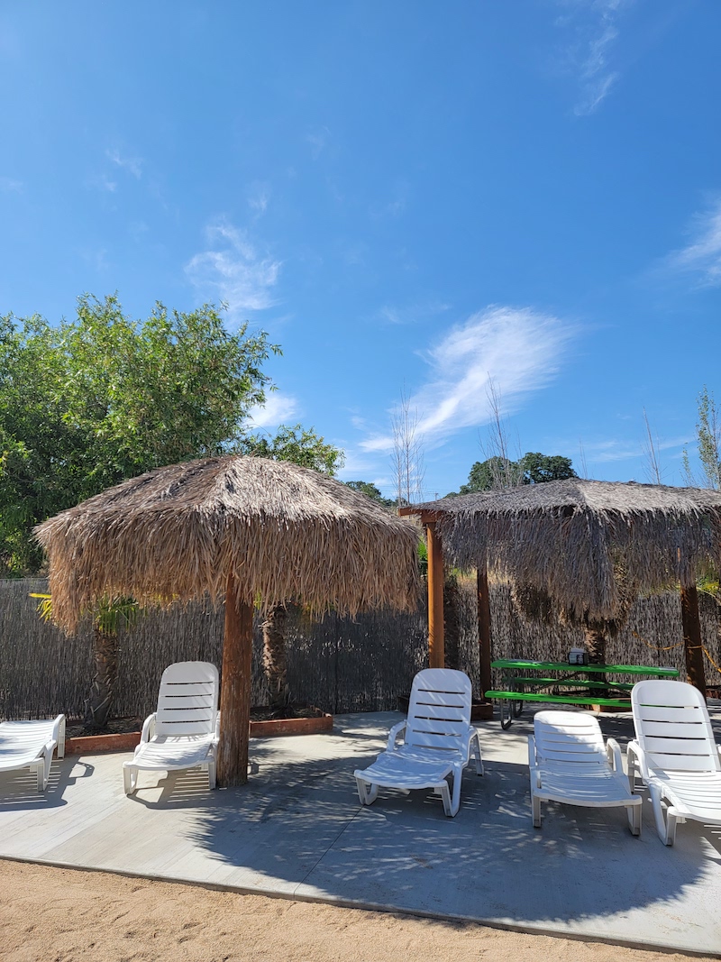 Tiki Huts at Ravine Water Park