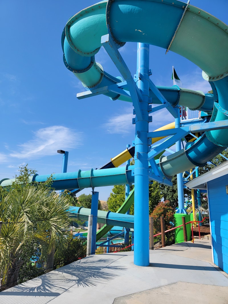 Slides at the Ravine Waterpark in Paso Robles